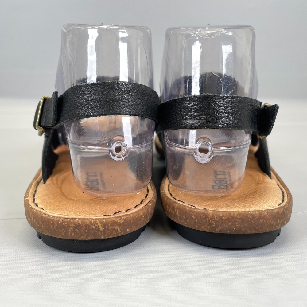 Born Santa Rose Slingback Sandals Womens Size 7 M Black Leather Casual Shoes - Picture 5 of 10